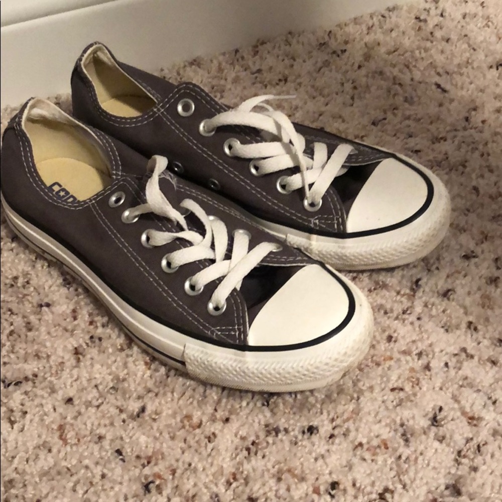 Grey Converse All Stars